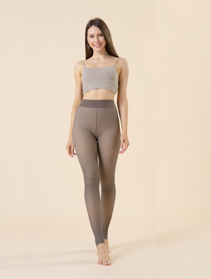 Leavo™-Cotton Chic Sherpa Tights