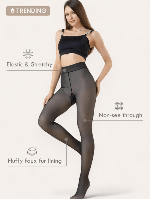 Leavo™-Cotton Chic Sherpa Tights